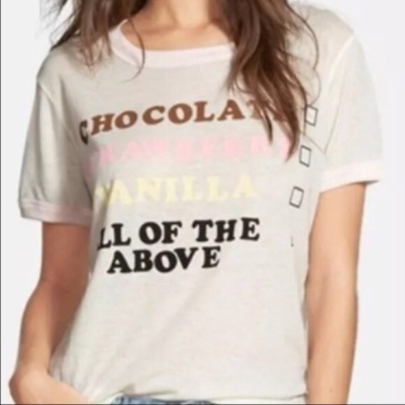Wildfox Ice Cream Sundae All of the above T shirt - Picture 3 of 5